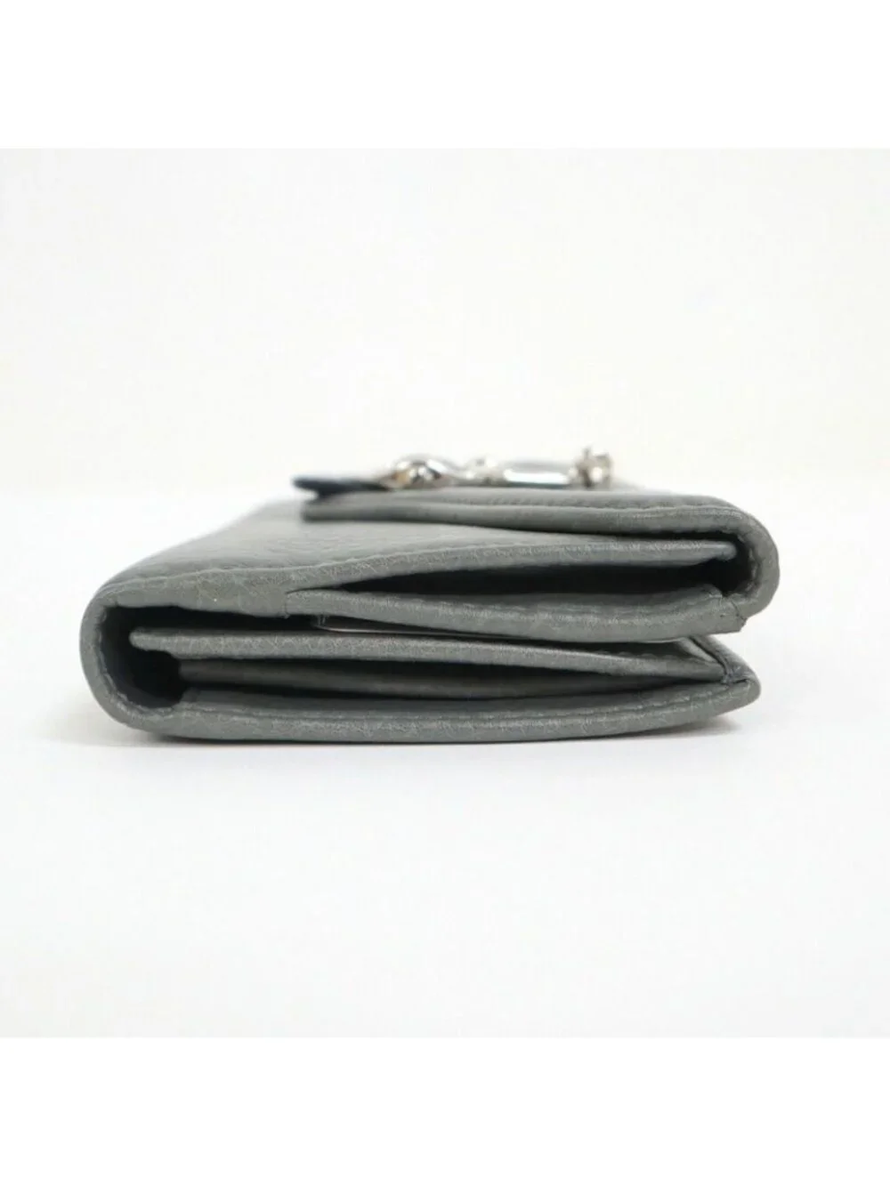 Gucci Horsebit Hook Wallet Leather Moss Gray Silver - Picture 4 of 8